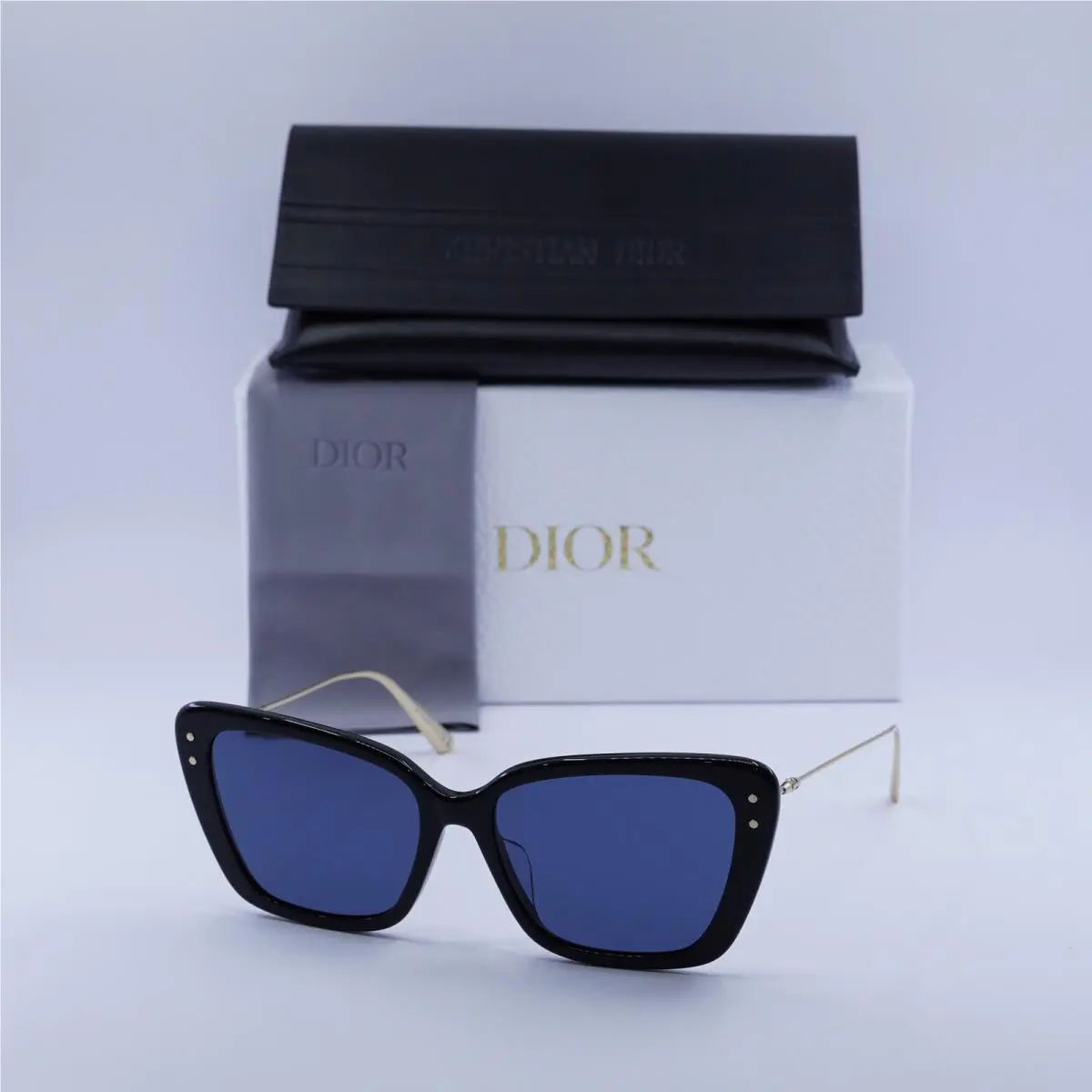 Missdior B5F 12B0 Black/blue 56-16-135 Sunglasses by Dior