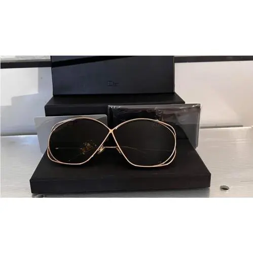 Christian Dior Stellaire MT00E/1 Round Gold Frame Sunglasses 16