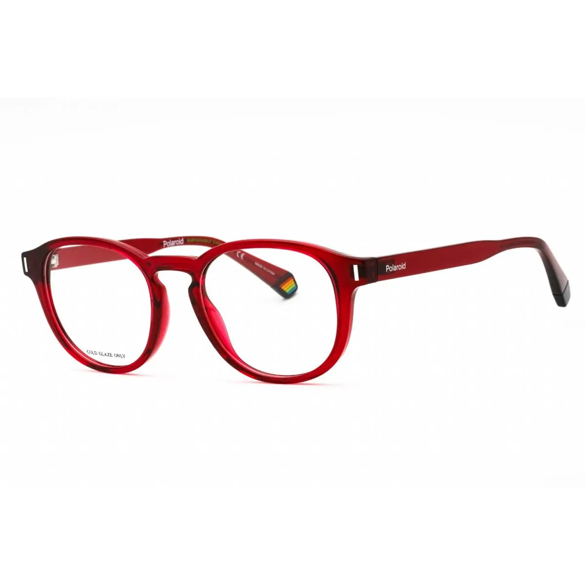 Polaroid Core Pld D452 0C9A 00 Red 50mm Eyeglasses