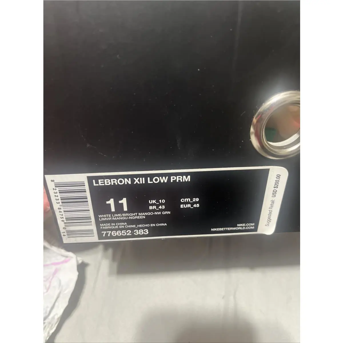 Nike shoes - Nike LeBron XII Low - LeBron XII Low - 776652-383 - Yellow 1