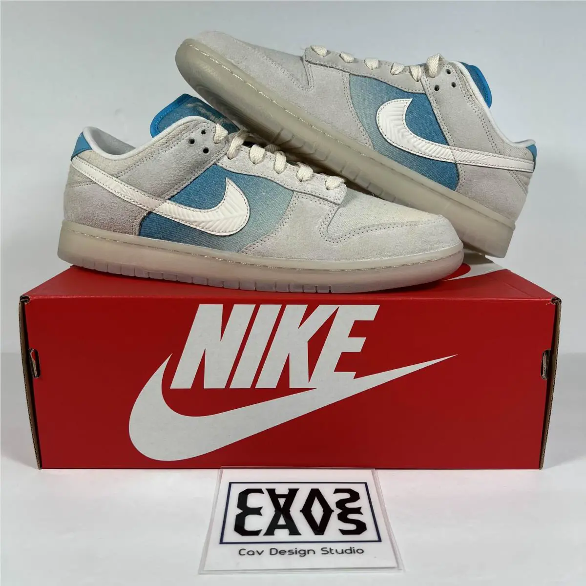 Nike shoes - Nike Dunk Low - Dunk Low - HQ3621-133 - Sail/Pale Ivory/Baltic Blue 18