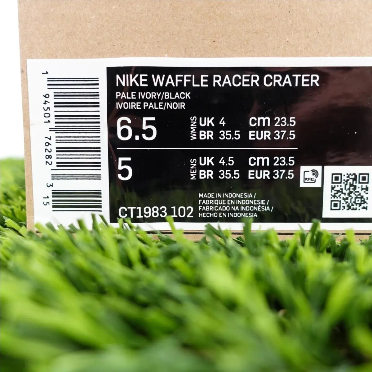 Nike shoes - Nike Waffle Racer Crater - Waffle Racer Crater - CT1983 102 - Pale Ivory/Black 10
