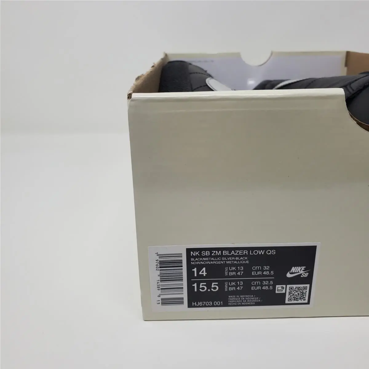 Nike shoes - SB ZM Blazer Low QS - HJ6703-001 - Black 9