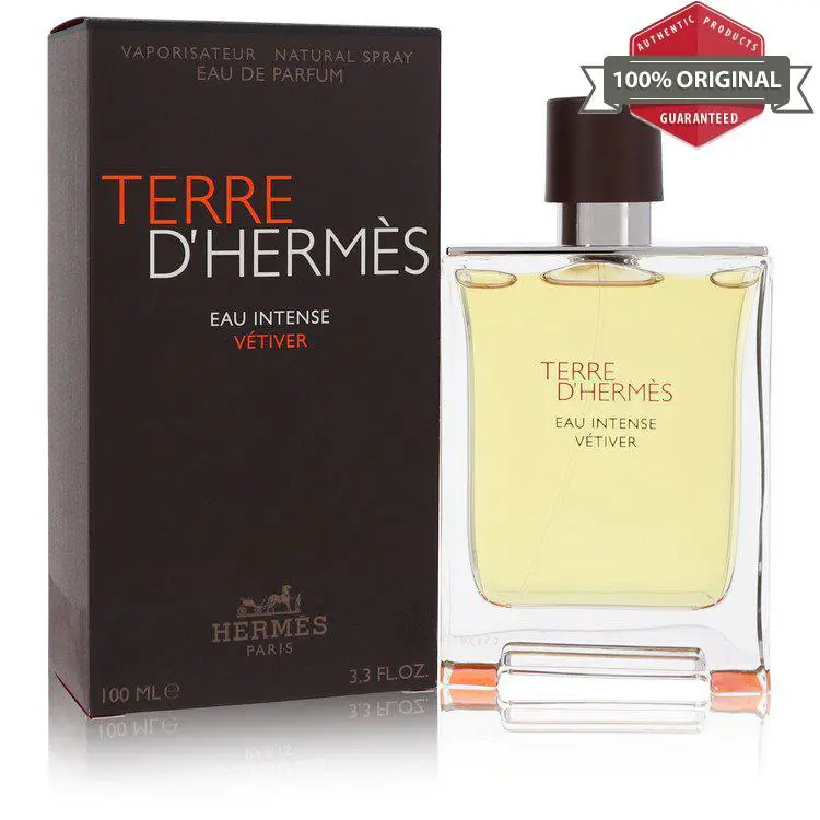 Terre D`hermes Eau Intense Vetiver Cologne 3.3 oz Edp Spray For Men by Hermes