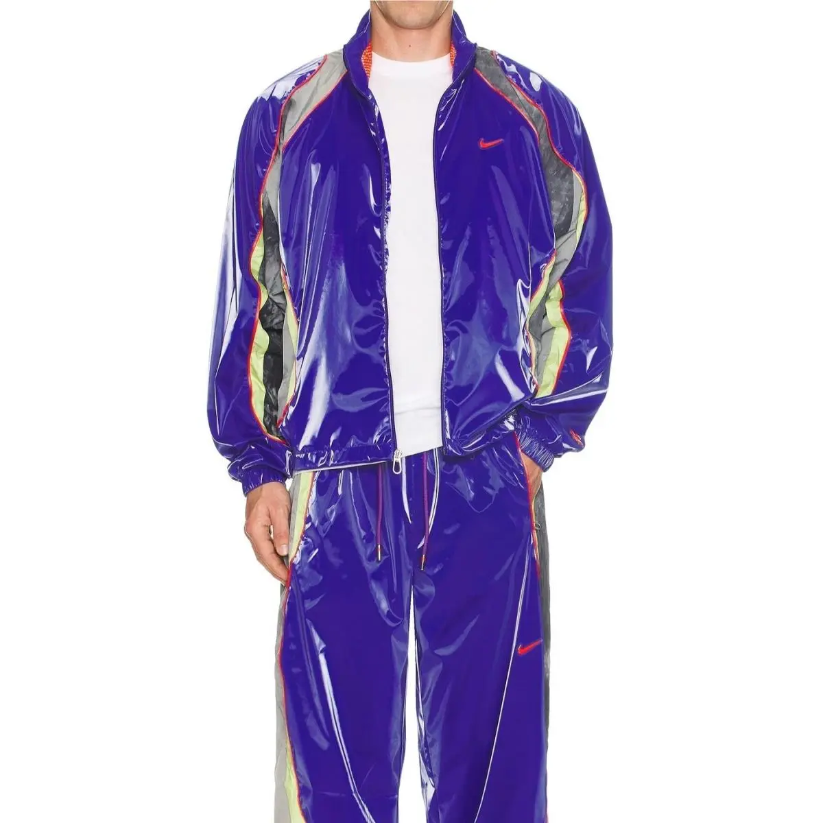 Nike clothing - Nike Project F.R.O.G. Men`s Tracksuit Jacket - HJ3290-539 HJ3290539 - Deep Night/Black/Light Lemon Twist/Light Crimson 1