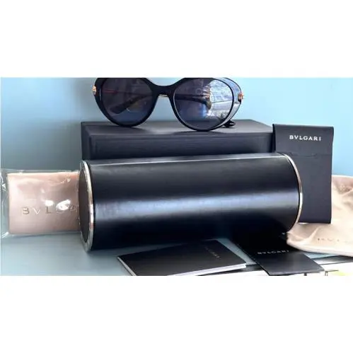 Bvlgari 8216-B-F 501/8G Cat Eye Big Gray Sunglasses 11