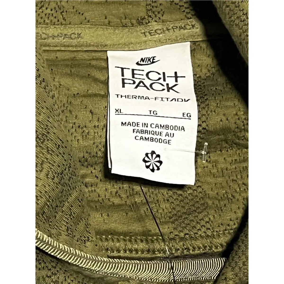 Nike clothing - Nike Tech Pack Engineer Hooded Pullover - DQ4286-378 - Green (UPC: 196151318160) 3