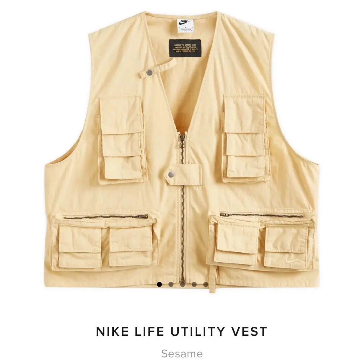Nike clothing - Nike Life Utility Vest - Life Utility Vest - FN3214-252 - Sesame 15