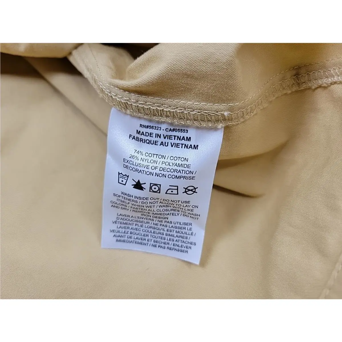 Nike clothing - Nike Life Utility Vest - Life Utility Vest - FN3214-252 - Sesame / Sesame 10