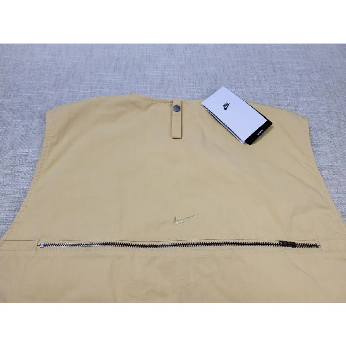 Nike clothing - Nike Life Utility Vest - Life Utility Vest - FN3214-252 - Sesame / Sesame 4