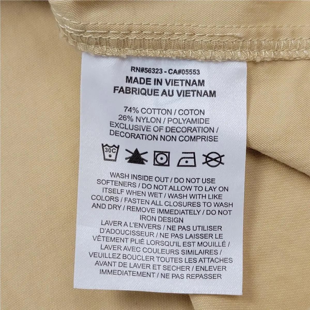 Nike clothing - Nike Life Utility Vest - Life Utility Vest - FN3214-252 - Sesame / Sesame 4