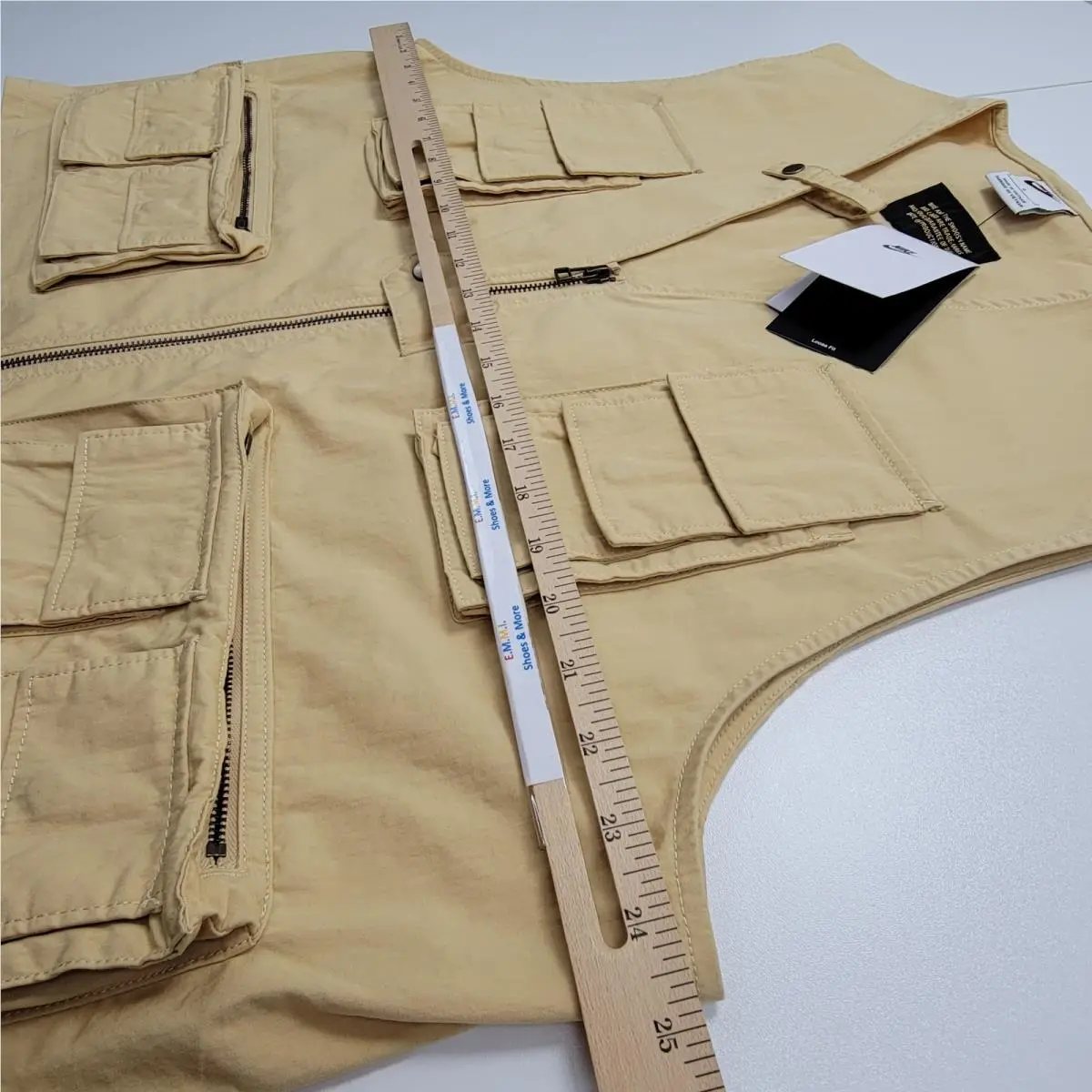 Nike clothing - Nike Life Utility Vest - Life Utility Vest - FN3214-252 - Sesame / Sesame 5
