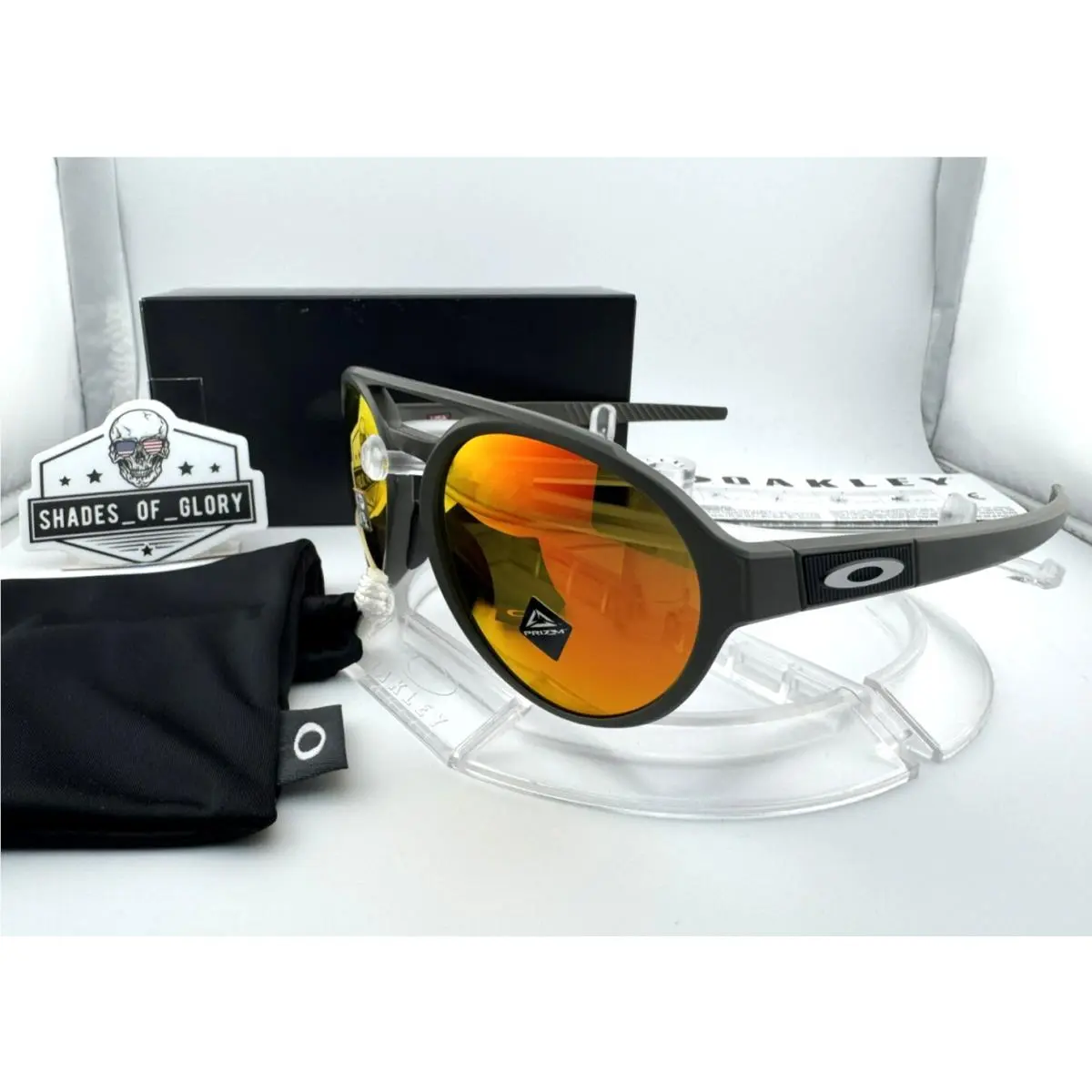 Oakley Forager Matte Olive W/ Prizm Ruby Polarized Sunglasses OO9421-07 Rare