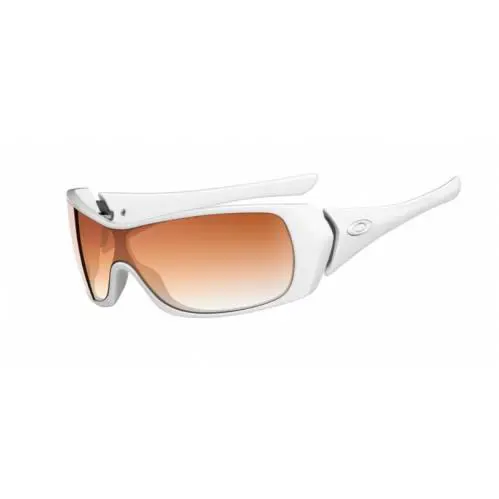 - Riddle Unisex Sunglasses White Frame Brown Lens Size N/a M180 by Oakley