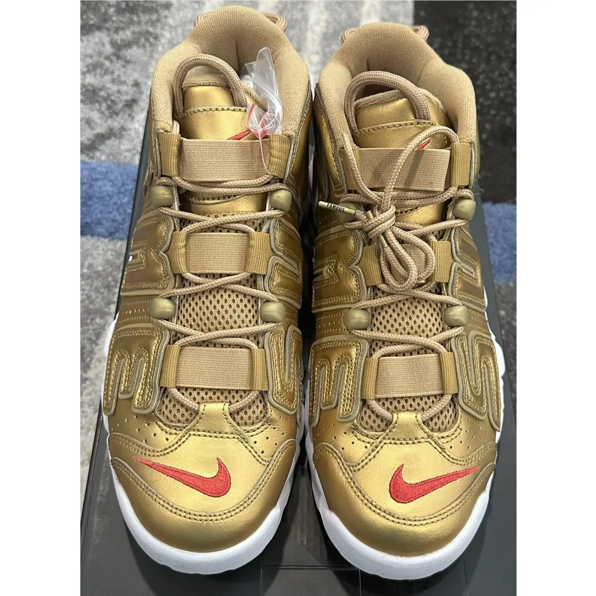 Nike shoes - Nike Air More Uptempo - Air More Uptempo - 902290-700 - Gold (UPC: 0666032567630) 0