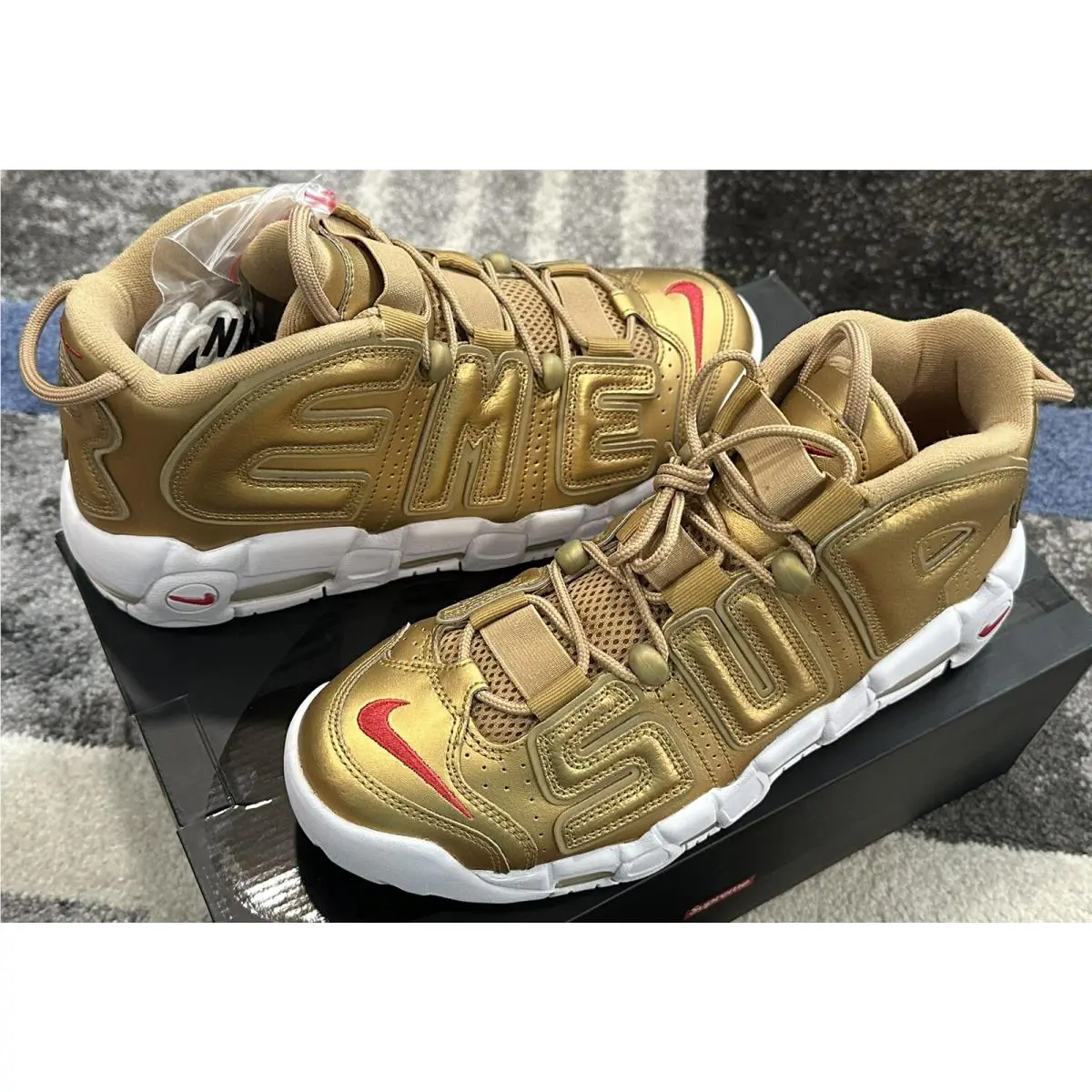 Nike shoes - Nike Air More Uptempo - Air More Uptempo - 902290-700 - Gold (UPC: 0666032567630) 1