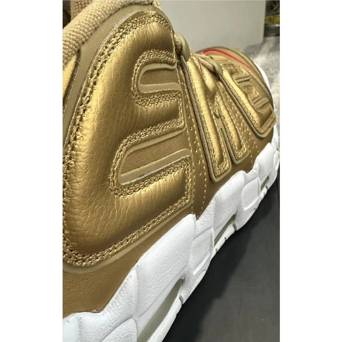 Nike shoes - Nike Air More Uptempo - Air More Uptempo - 902290-700 - Gold (UPC: 0666032567630) 4