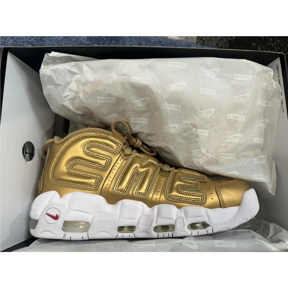 Nike shoes - Nike Air More Uptempo - Air More Uptempo - 902290-700 - Gold (UPC: 0666032567630) 5
