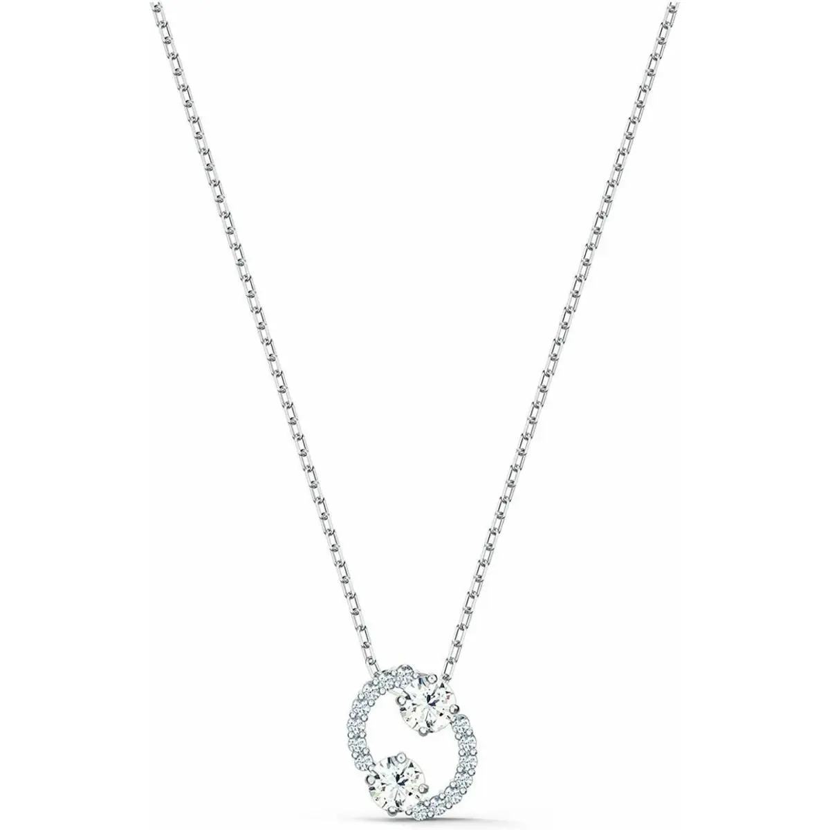 Swarovski Tennis Deluxe Mixed Strandage White Rhodium Plated