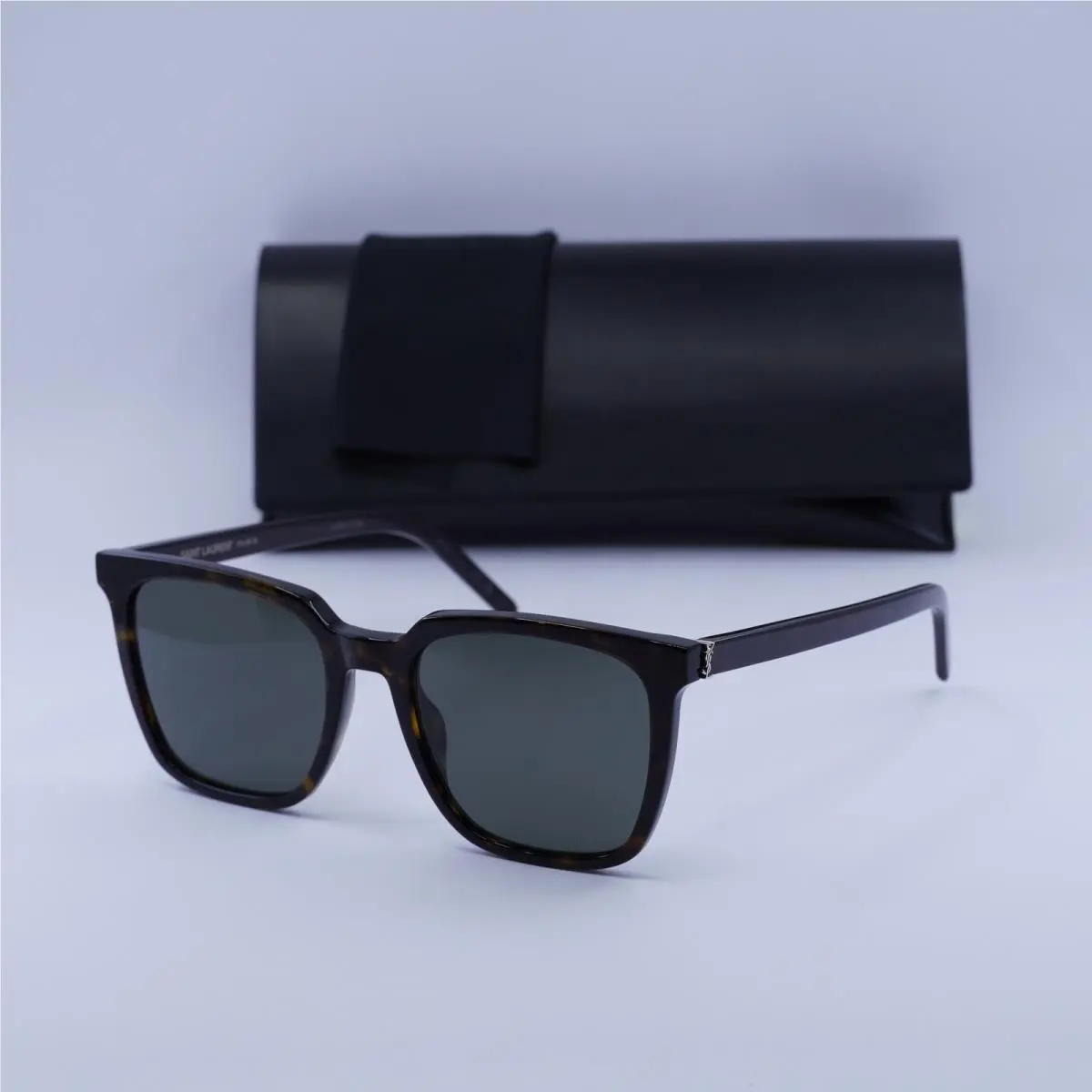 Saint Laurent SLM146 002 Dark Havana/grey 54-19-145 Sunglasses by Yves Saint Laurent