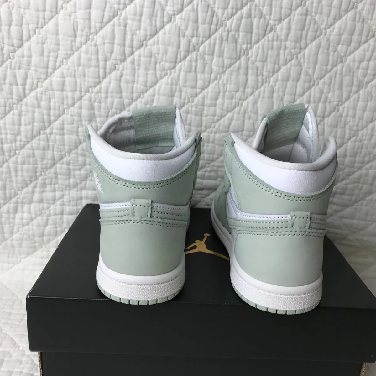 Nike shoes - Air Jordan 1 - Air - CU0450-002 - Seafoam/White-Healing Orange 4