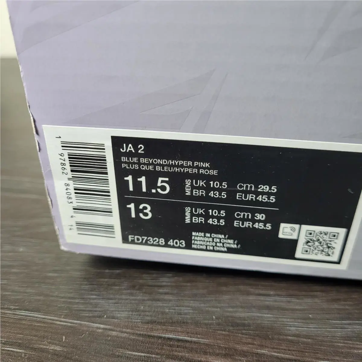 Nike shoes - Nike Ja 2 - FD7328-403 - Blue 6