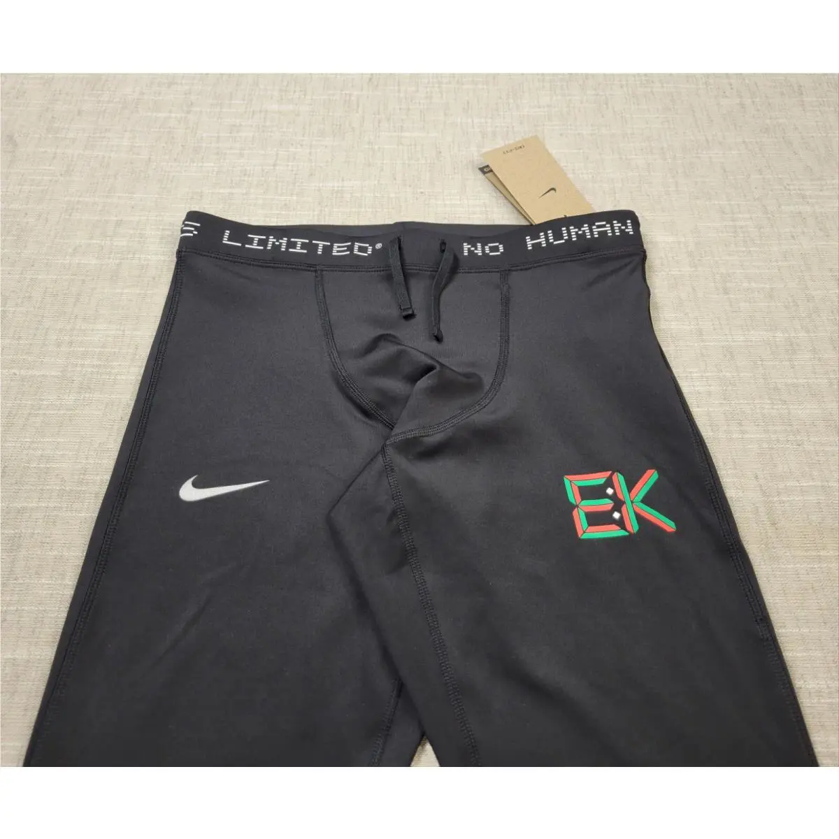 Nike clothing - Nike X Eliud Kipchoge Challenger Sub 2 Racing Tights - DX6978 010 - Black White Red Green 1