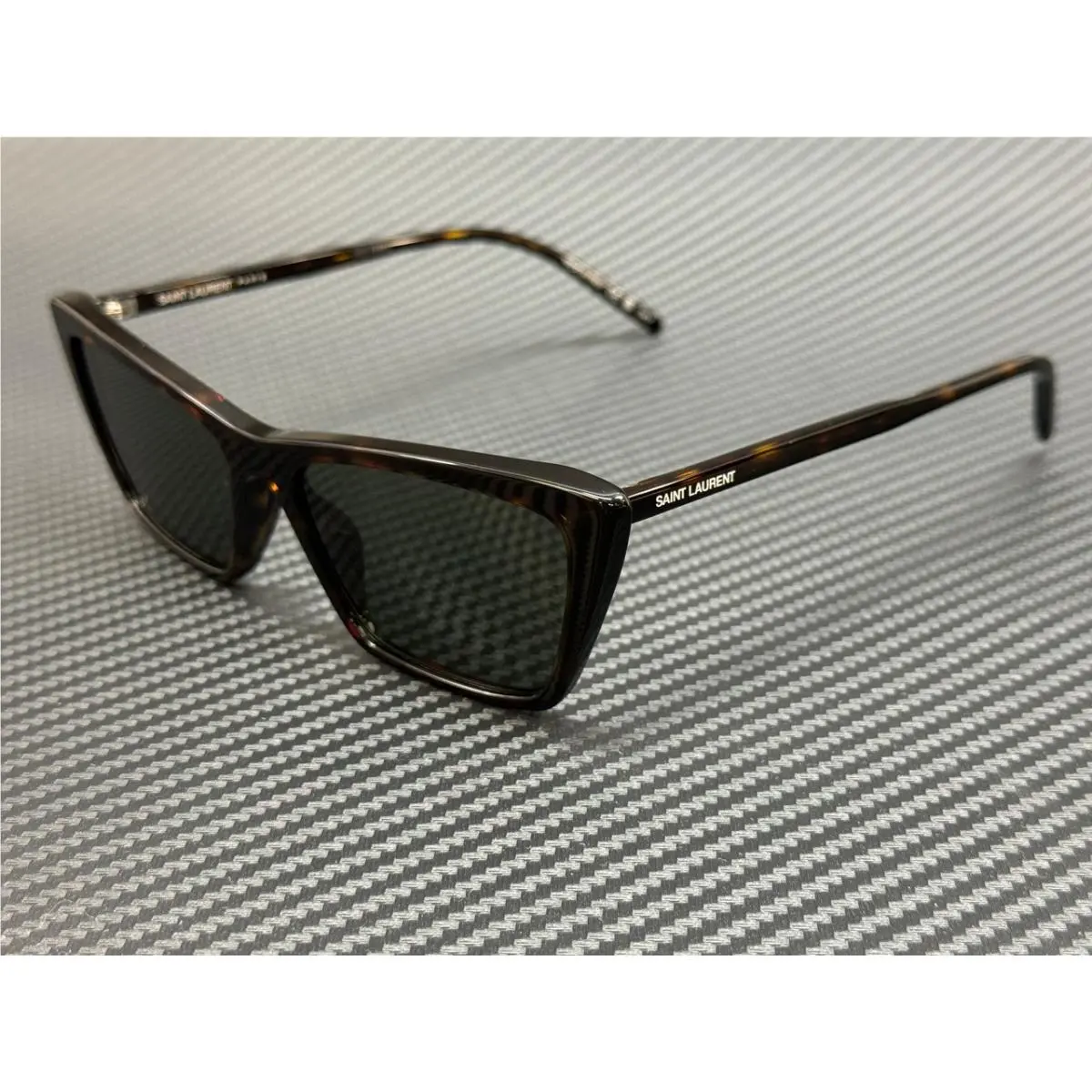 Saint Laurent SL 737 Mica Thin 002 Havana Grey Women`s 54 mm Sunglasses by Yves Saint Laurent