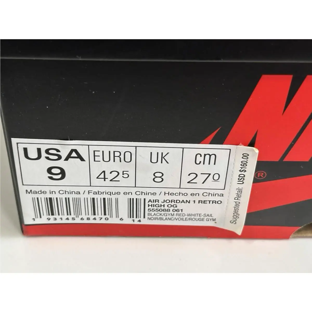 Nike shoes - Air Jordan 1 - Air - 555088-061 - Multicolor 8