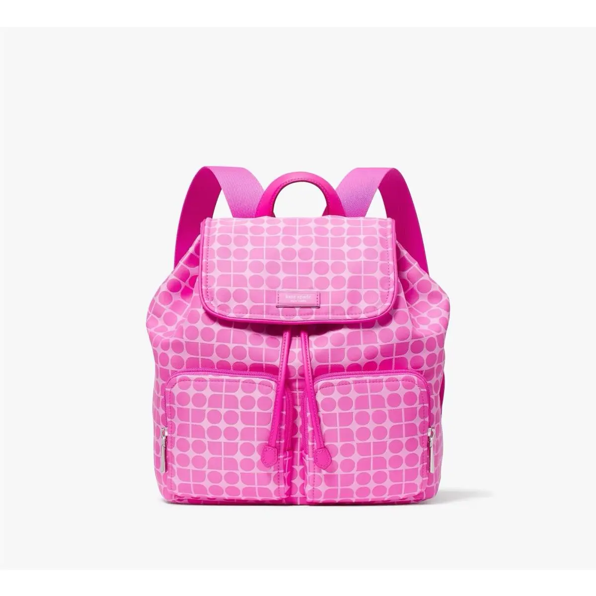 Kate Spade Noel Jacquard Large Backpack Pink KG241-1