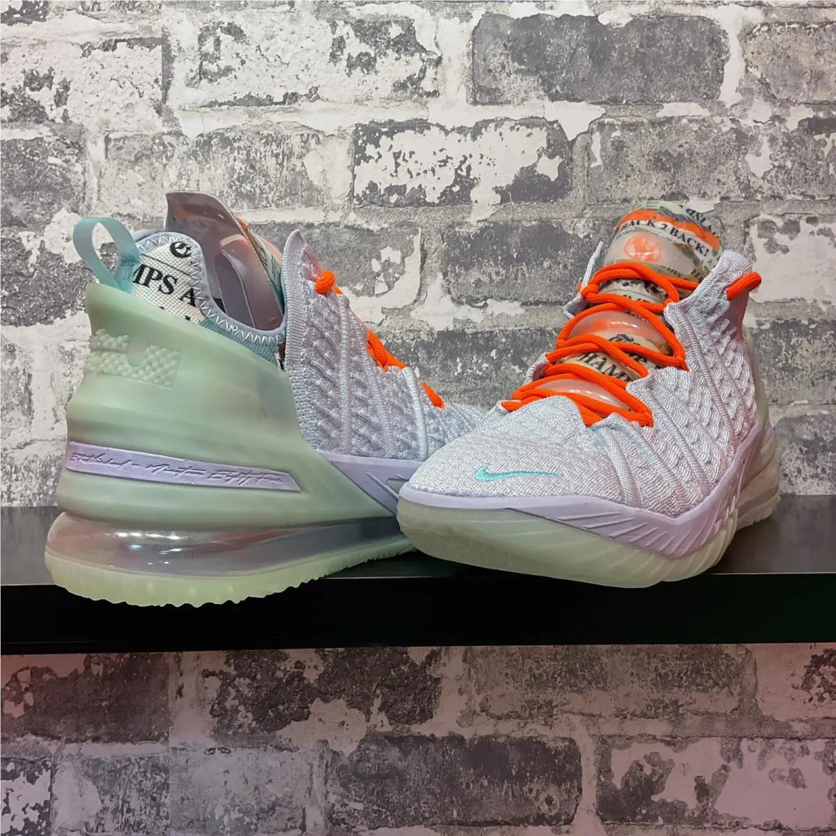 Nike shoes - Nike LeBron 18 - LeBron - CQ9283-401 - White 2
