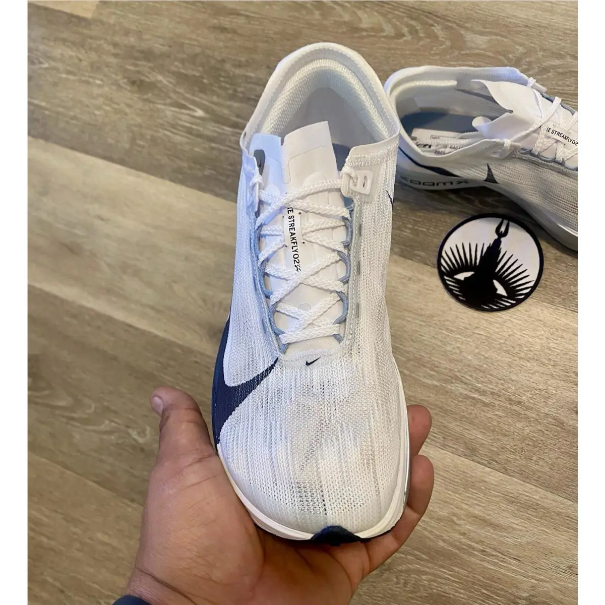 Nike shoes - Nike ZoomX Streakfly 2 - ZoomX Streakfly - HF6416-100 - White/ Obsidian Mist / Pure Platinum / Gridiron (UPC: 197862899993) 4
