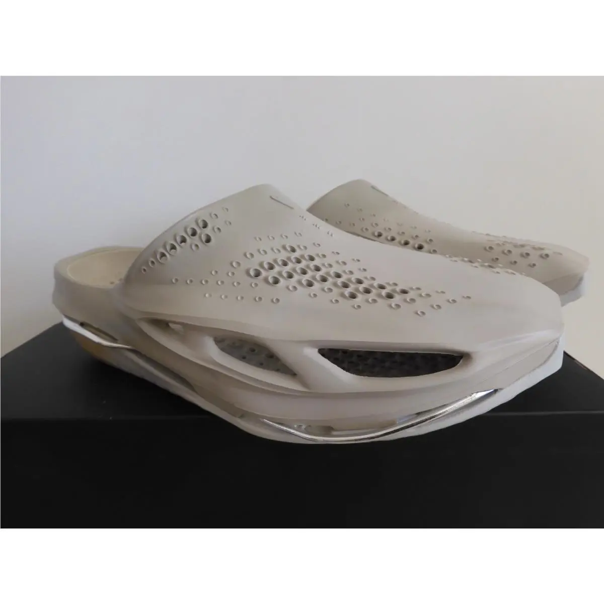 Nike Mmw 5 Slide Sandals Light Bone-light Bone-chrome SZ 14 DH1258-001