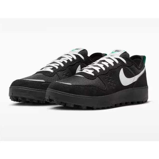 Nike C1TY Mens 7 Black Sneakers Shoes FZ3863-006 Street City Suede