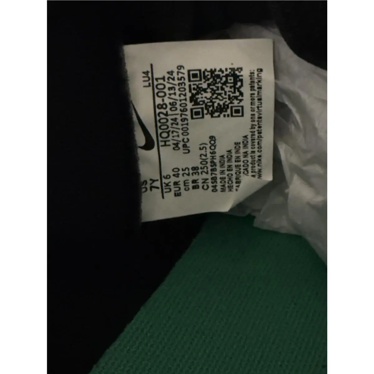 Nike shoes - Nike C1TY - FZ3863-006 - Black/Stadium Green/Summit White, Manufacturer: Black/Stadium Green/Summit White 6