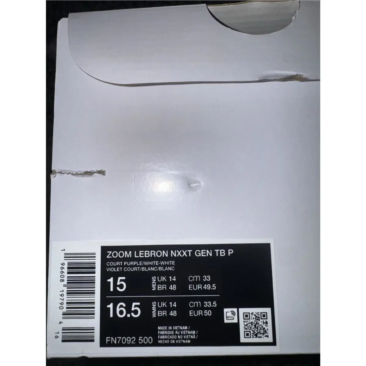 Nike shoes - Nike Zoom LeBron NXXT Gen - FN7092-500 - Purple 4