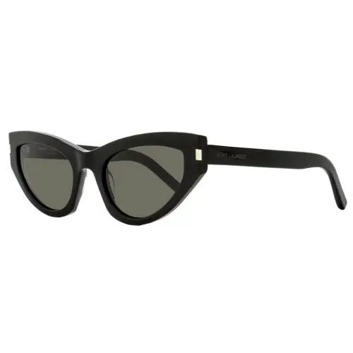 Saint Laurent Grace Sunglasses SL 215 001 Black 54mm Ysl - Frame: Black, Lens: Gray