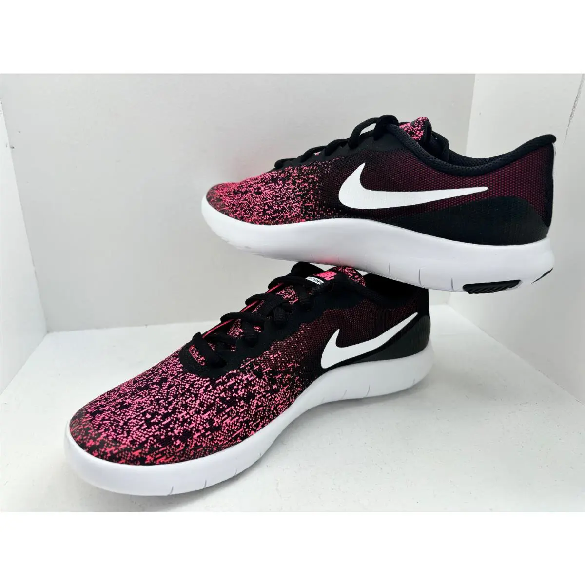 Nike shoes - Nike Flex Contact - Flex Contact - 917937-001 - BLACK/WHITE-RACER PINK 9