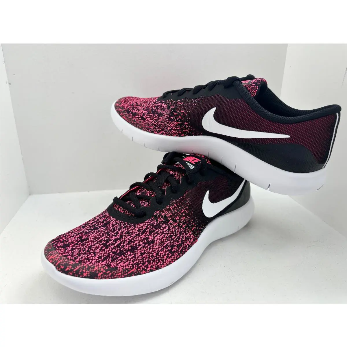 Nike shoes - Nike Flex Contact - Flex Contact - 917937-001 - BLACK/WHITE-RACER PINK 10
