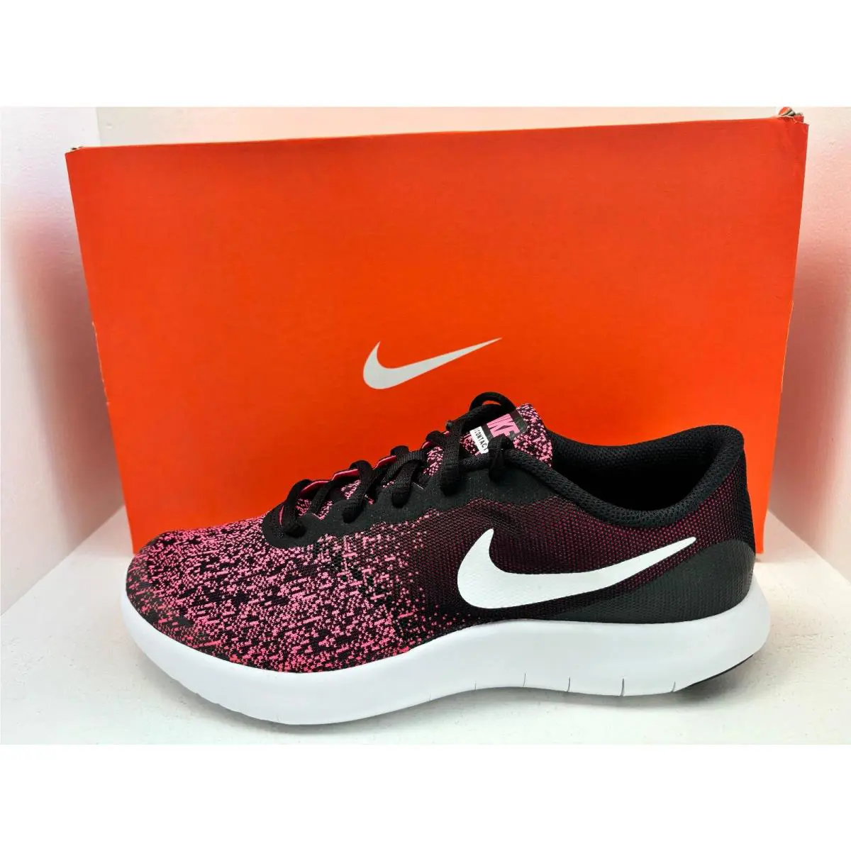 Nike shoes - Nike Flex Contact - Flex Contact - 917937-001 - BLACK/WHITE-RACER PINK 0