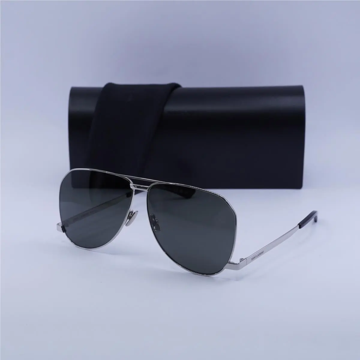 Saint Laurent SL690DUST 002 Silver/grey 61-11-140 Sunglasses by Yves Saint Laurent