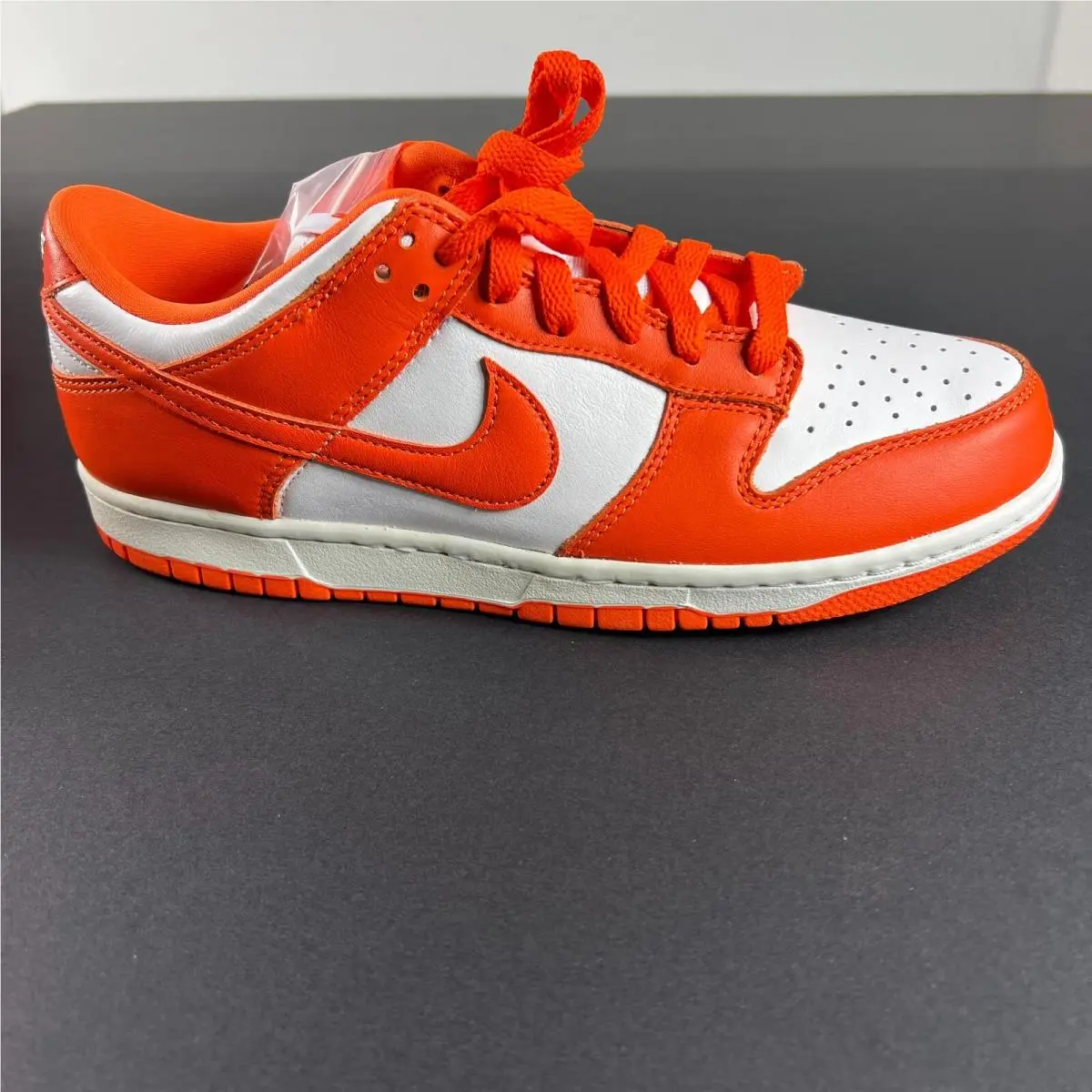 Nike Dunk Low Shoes Men`s 8.5 Syracuse 2020 Orange White Sneakers CUI726-101