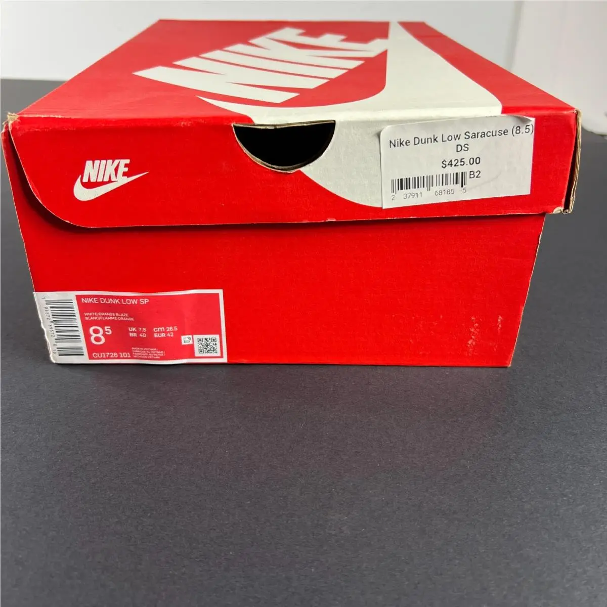 Nike shoes - Nike Dunk Low - Dunk Low - CU1726-101 - Orange (UPC: 0194272895720) 8