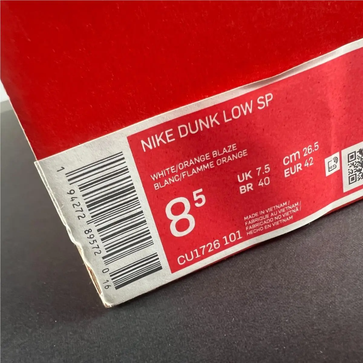 Nike shoes - Nike Dunk Low - Dunk Low - CU1726-101 - Orange (UPC: 0194272895720) 10