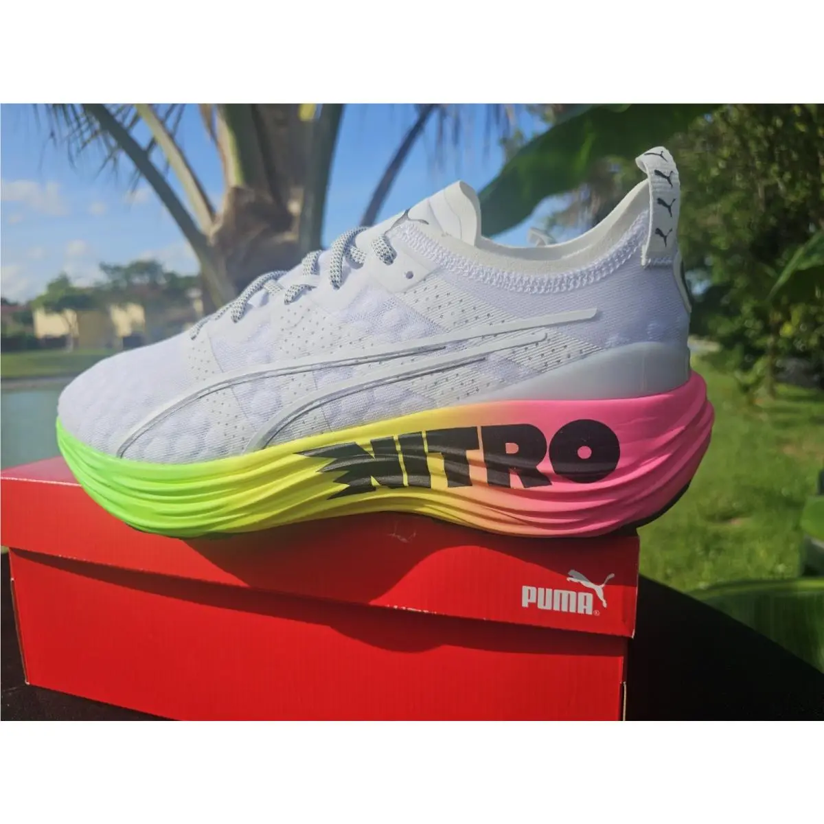 Puma shoes - PUMA ForeverRun Nitro - ForeverRun Nitro - 380005-02 - White 8