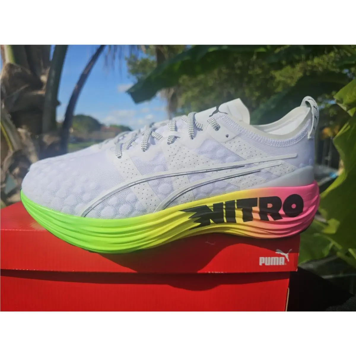 Puma shoes - PUMA ForeverRun Nitro - ForeverRun Nitro - 380005-02 - White 7