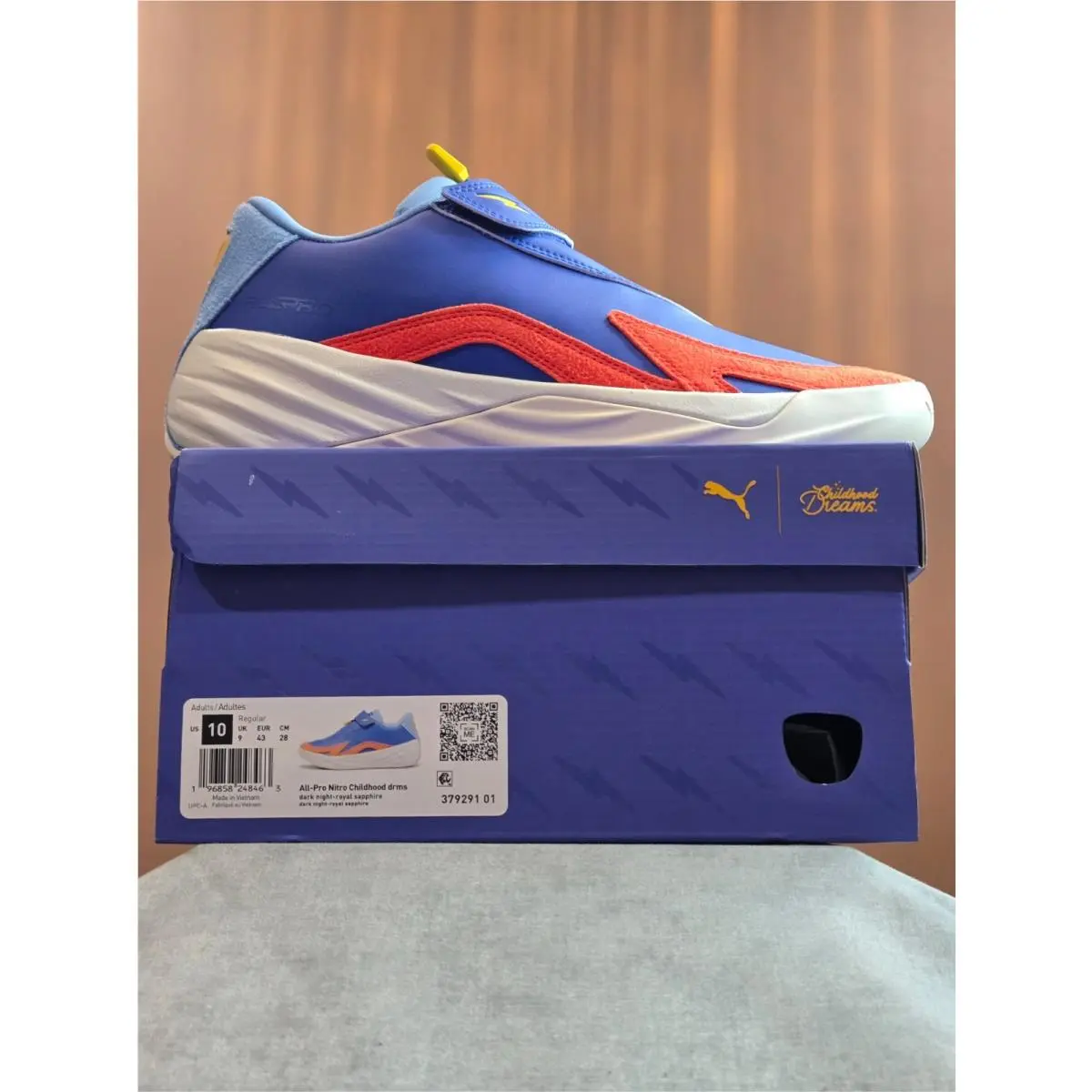 Puma shoes - PUMA All-Pro Nitro - Nitro - 379291-01 - Blue 5