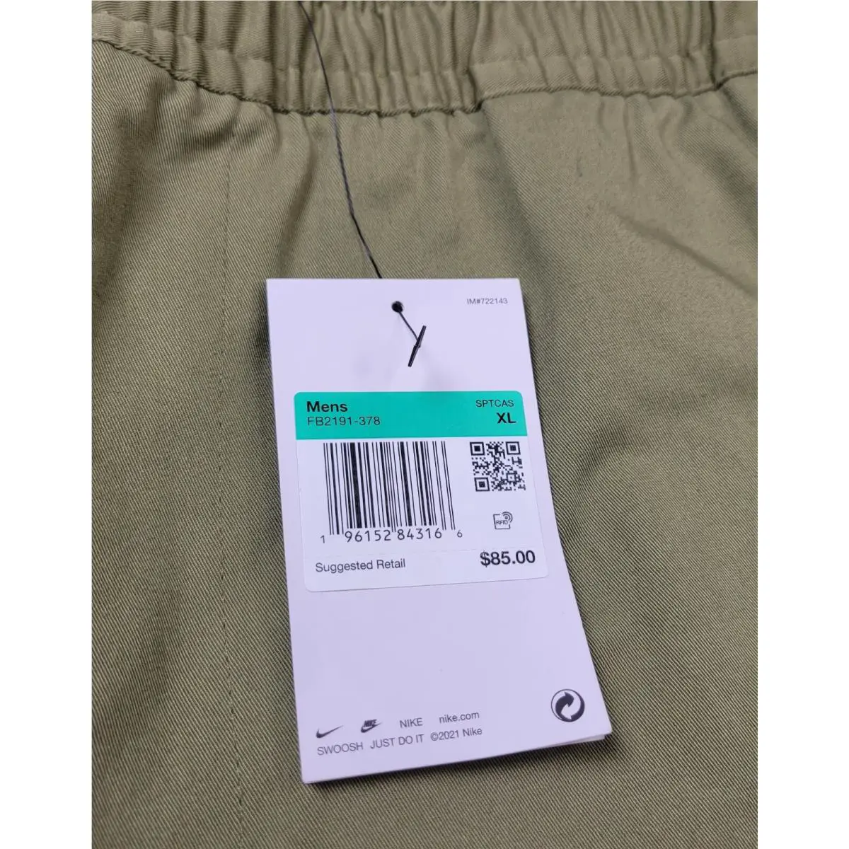 Nike clothing - FB2191-378 - FB2191-378 - Green (UPC: 0196152843142) 9
