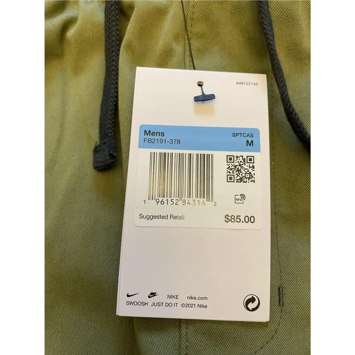 Nike clothing - FB2191-378 - FB2191-378 - Green (UPC: 0196152843142) 4