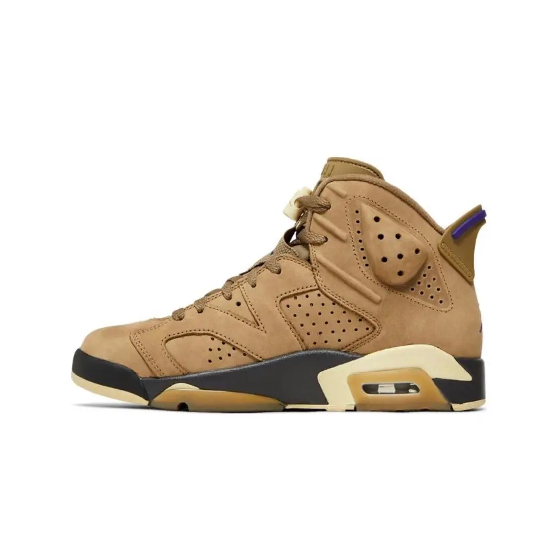 FD1643-300 Nike Women`s Air Jordan 6 Retro Gore-tex Brown Kelp Wmns Sz 8